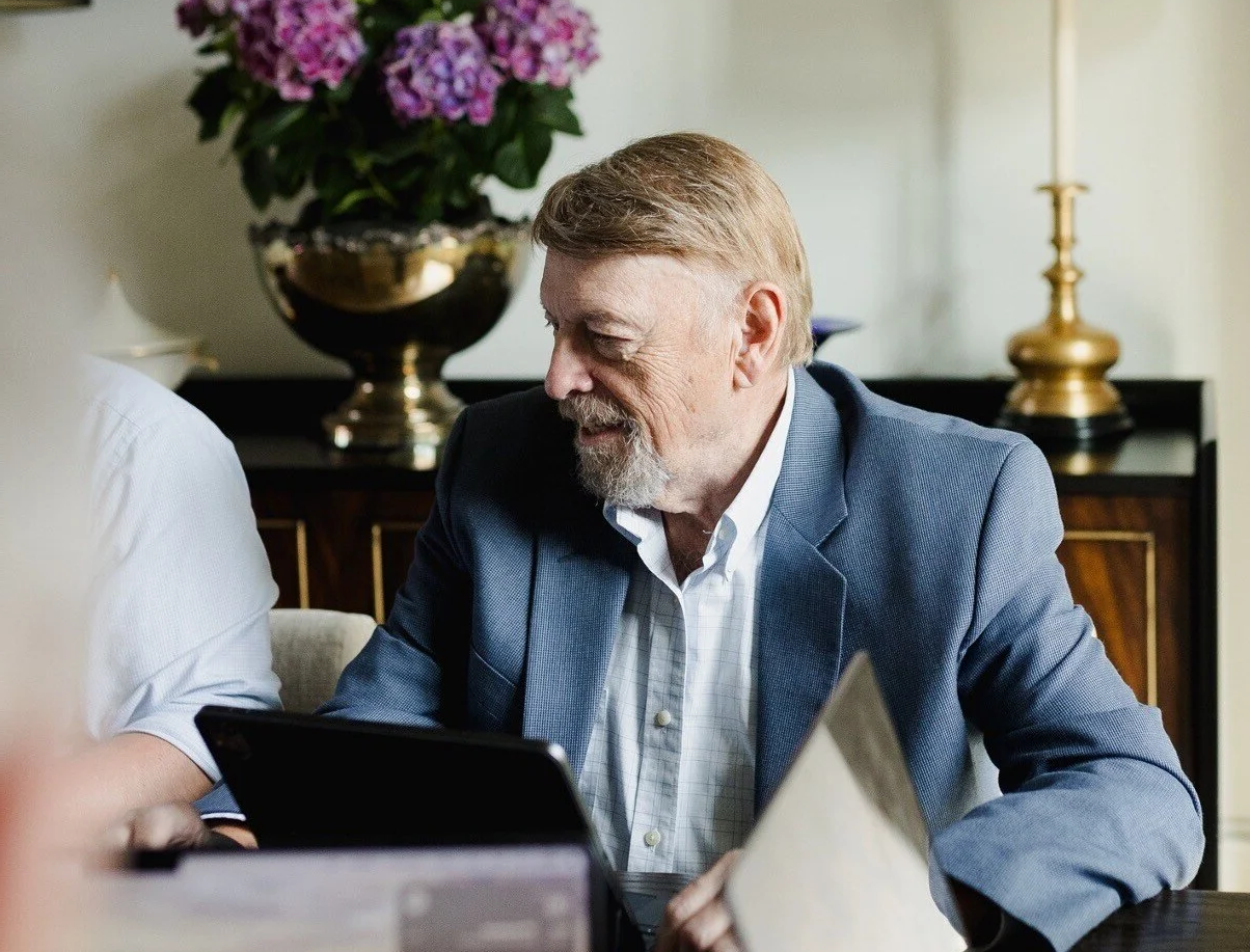 Steve Bailey in meeting